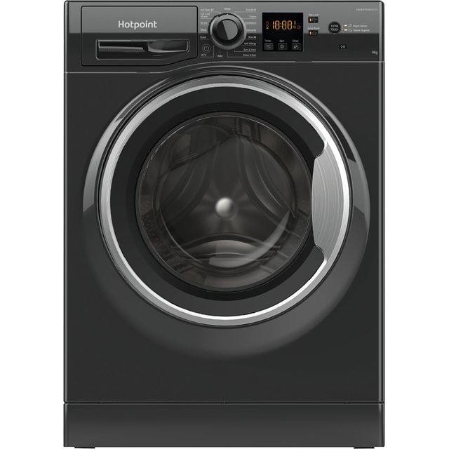 Hotpoint NSWM 946 BS UK 9Kg Washing Machine - Black - NSWM 946 BS UK_BK - 1